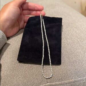 Mejuri micro pearls choker Necklace